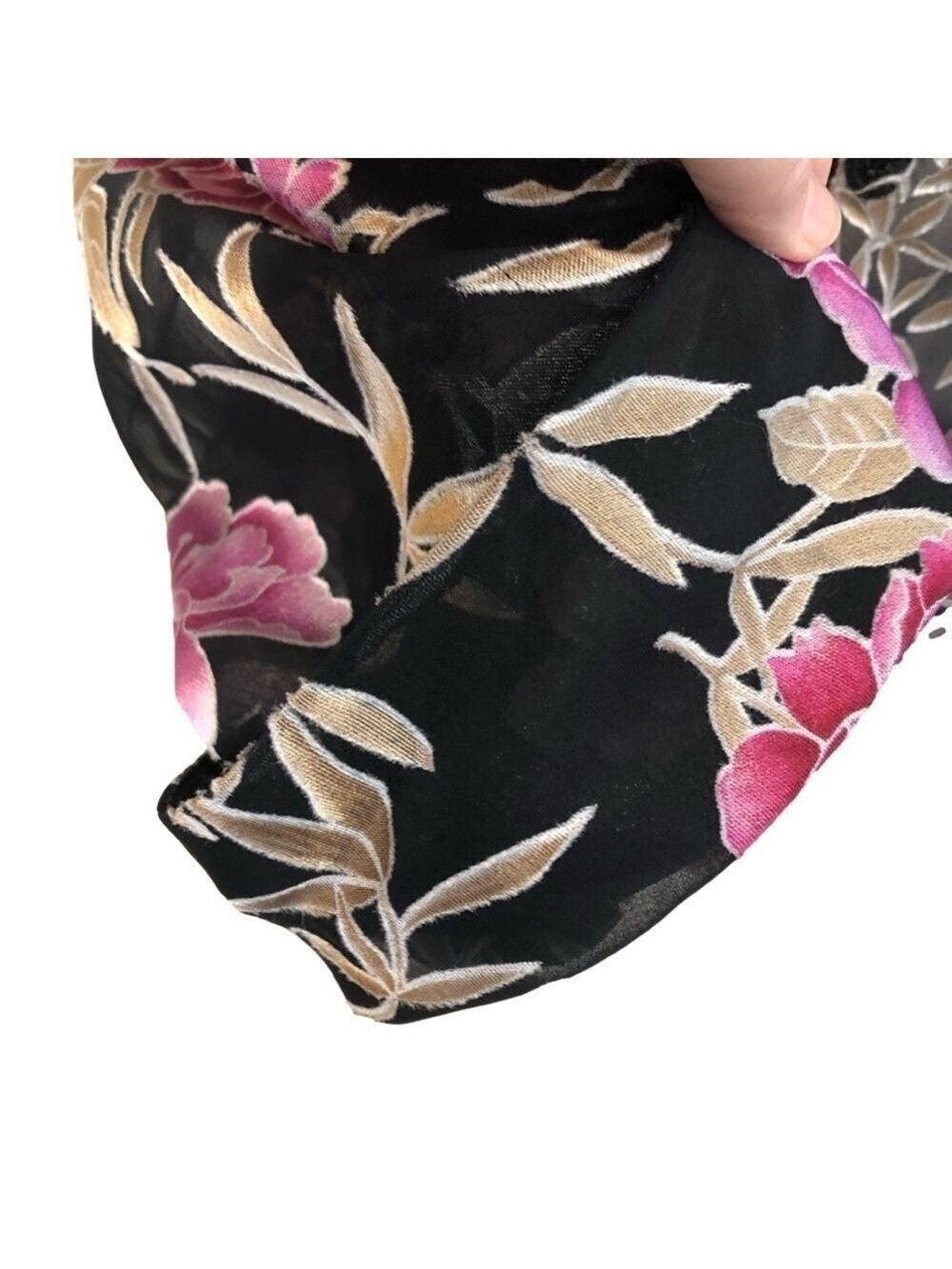 Alex Evenings Woman sheer floral evening jacket. Size 1X-2X. Wedding guest - Picture 6 of 10